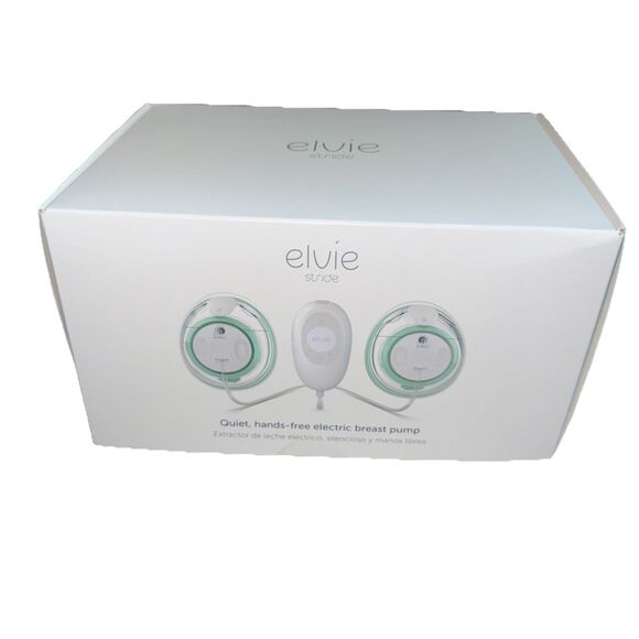 New Elvie Stride Hands-Free Hospital Grade Double Electric Breast Pump - Picture 1 of 3